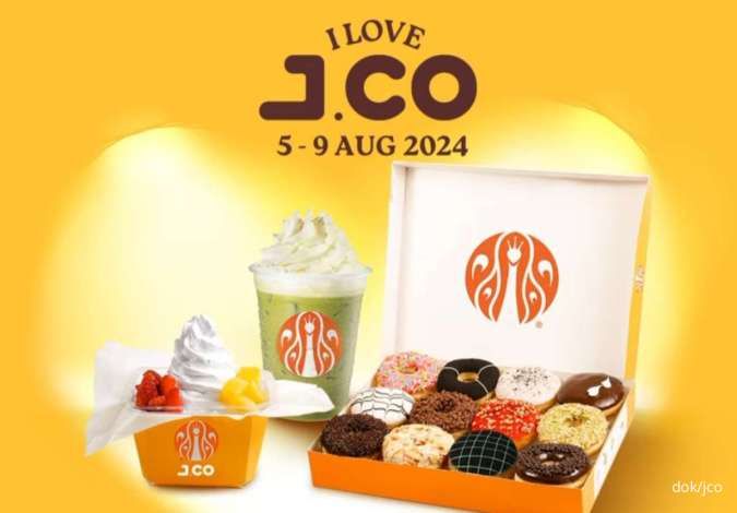 Spesial Kemerdekaan, Promo I Love JCO 5-9 Agustus 2024 Mulai Rp 58.000 Isi Donat