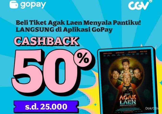 Promo Tiket Film Agak Laen 2 di CGV, Dapatkan Cashback 50% via Gopay