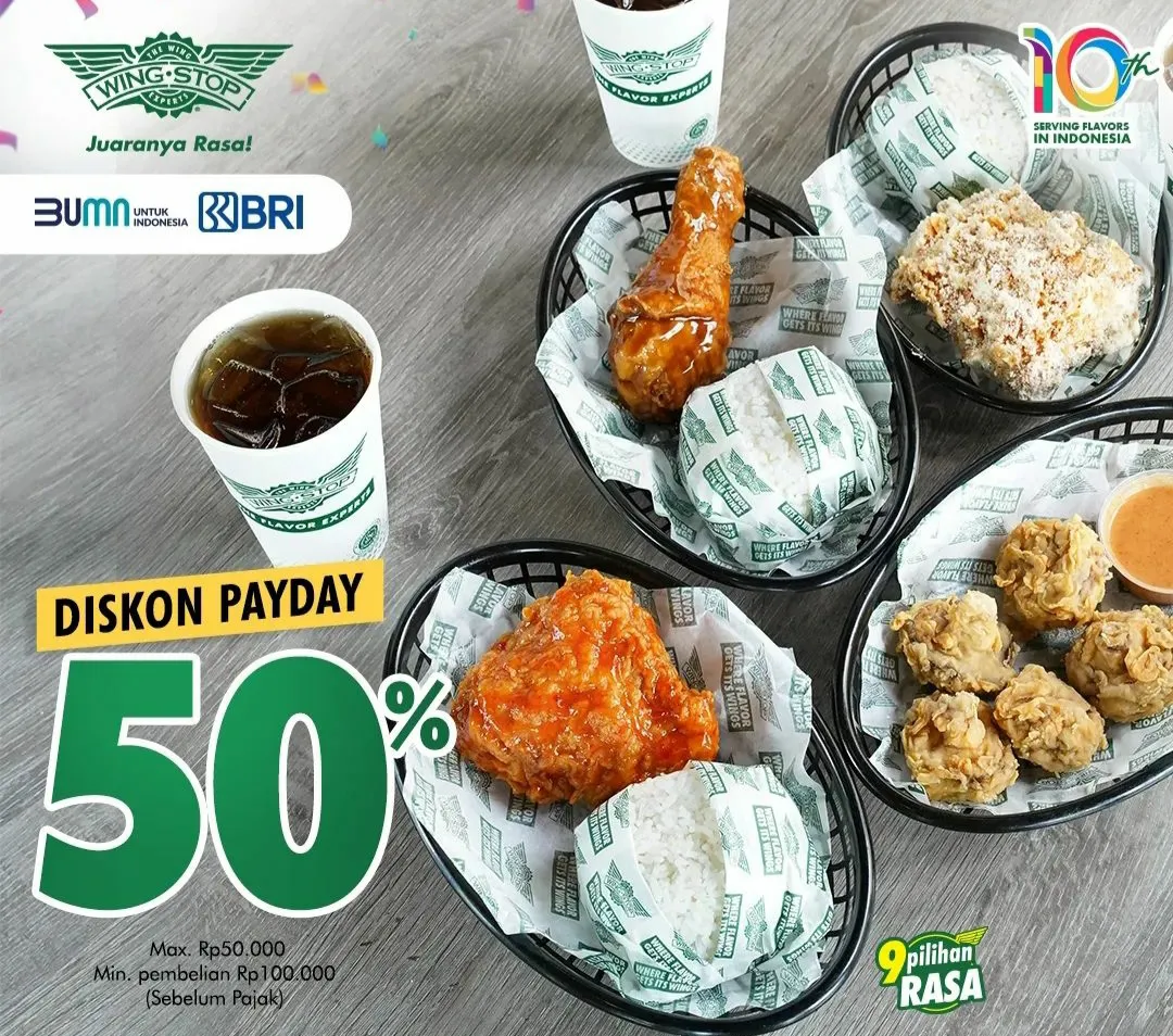 Promo Wingstop x BRI