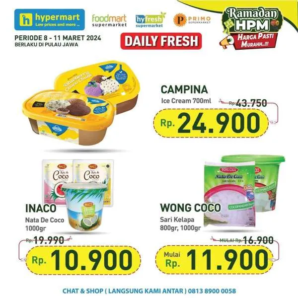 Promo JSM Hypermart Hyper Diskon Weekend Periode 8-11 Maret 2024