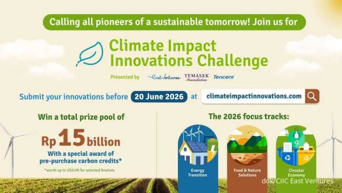 Climate Impact Innovations Challenge Kembali Hadir Berhadiah Total Rp 15 miliar 