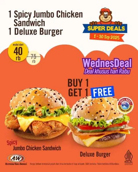 Promo A&W WednesDeal September 2025