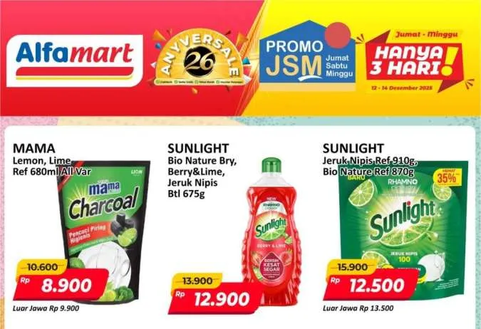 Promo JSM Alfamart Periode 10-12 April 2026, Produk Home Care Harga Spesial