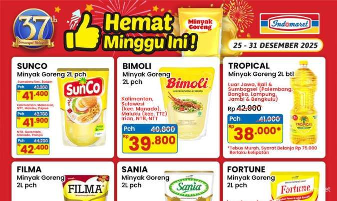 Promo Minyak Goreng di Indomaret 25-31 Desember 2025, Hemat di Akhir Tahun