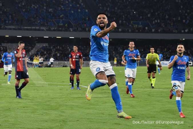 Hasil Napoli vs Cagliari di Liga Italia Serie A