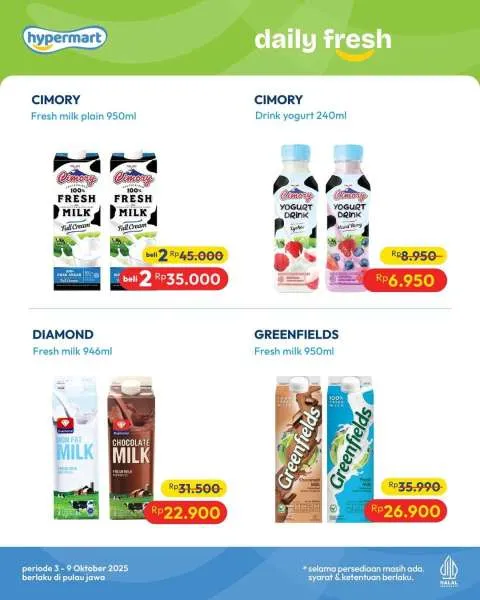 Promo JSM Hypermart Weekend Periode 3-6 Oktober 2025