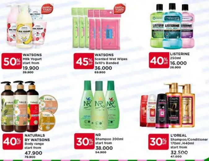Promo Watsons Year End Sale Periode 23 Desember 2021-2 Januari 2022