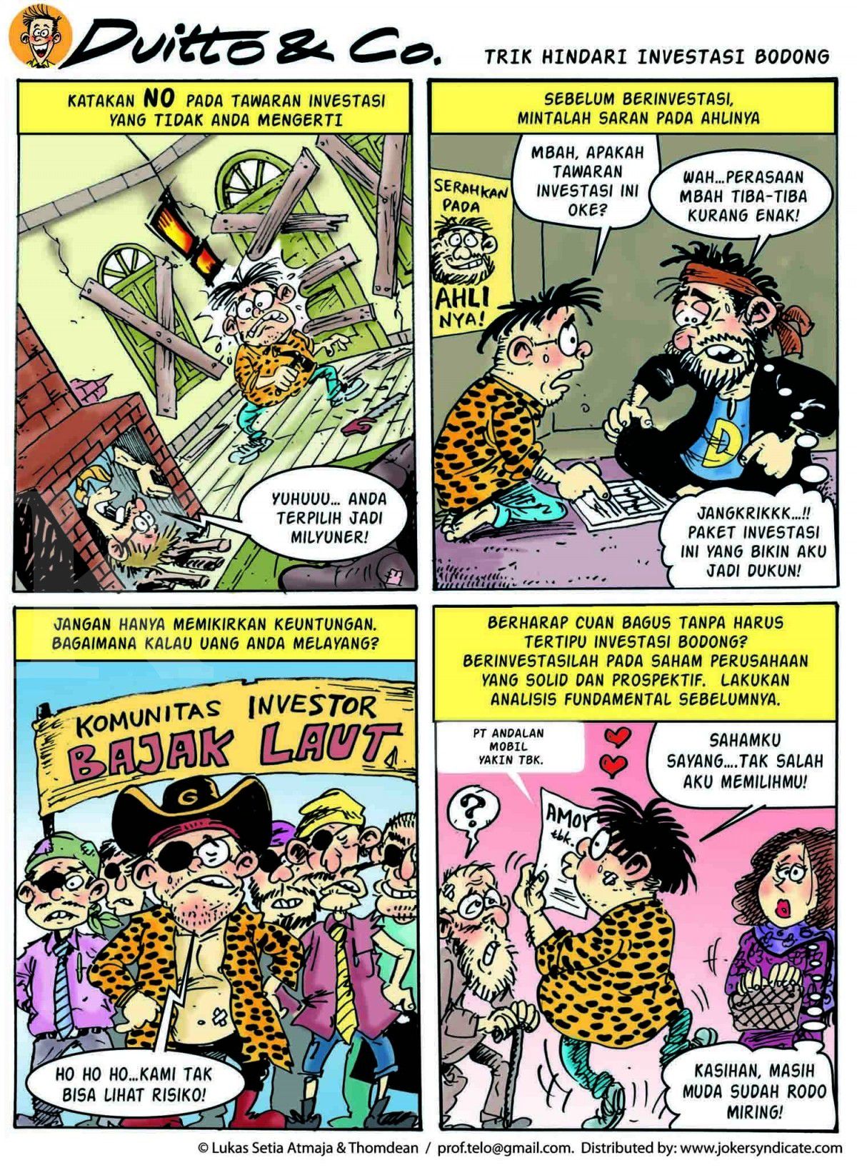 Trik Hindari Investasi Bodong