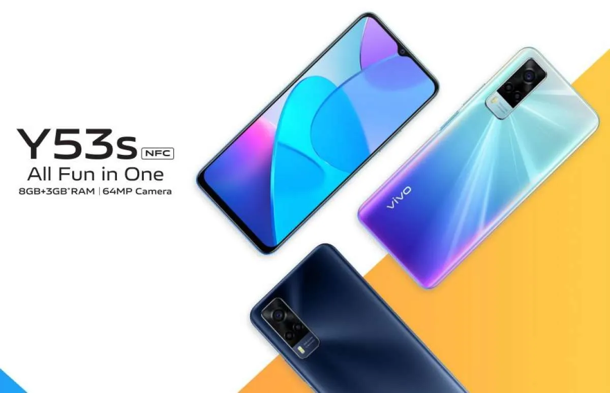 Harga HP Vivo Y53s di Indonesia hanya Rp 3,7 jutaan, lengkap dengan chipset gaming