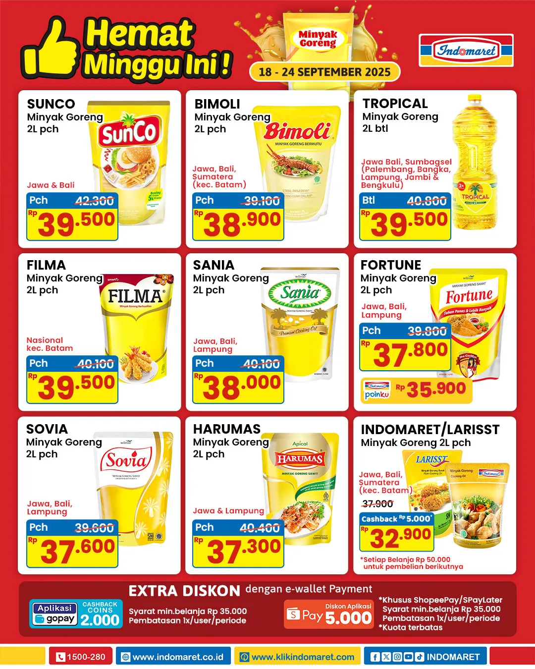 Promo Minyak Goreng Indomaret Periode 18-24 September 2025