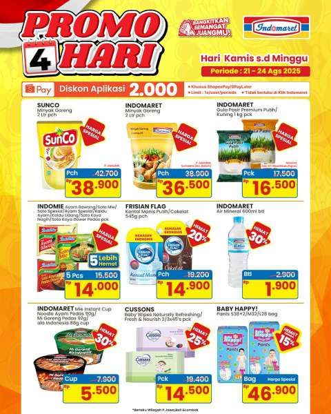Promo Indomaret Weekend 21-24 Agustus 2025