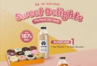 Promo Bundling JCO Sweet Delights 4-10 Agustus, Donut + 1 Liter Minuman Harga Spesial