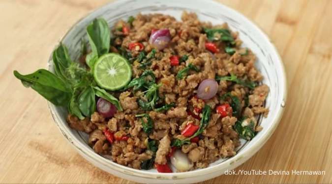 Resep Ayam Cincang Kemangi yang Enak dan Wangi, Cocok untuk Menu Kilat Harian