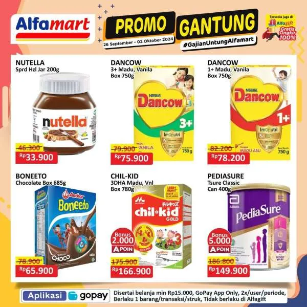 Promo Alfamart Gantung Periode 26 September-2 Oktober 2024