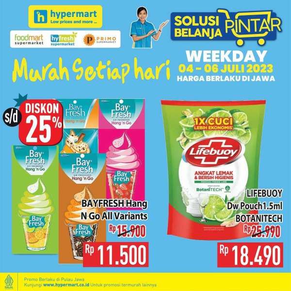 Katalog Promo Hypermart Weekday Terbaru 4-6 Juli 2023