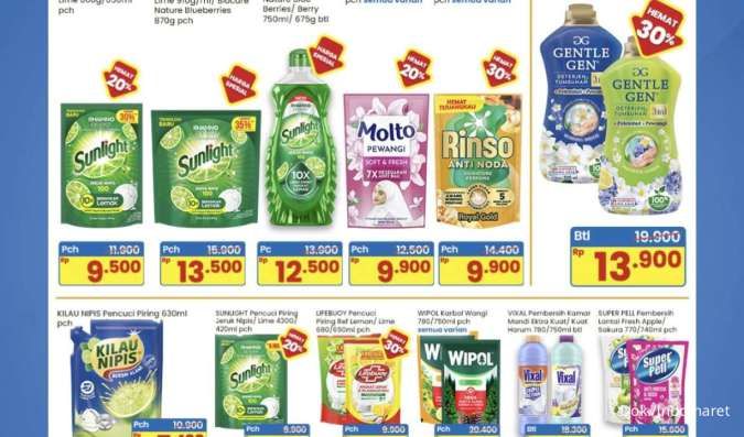 Promo Indomaret Super Hemat Terbaru sampai 21 Januari 2026, Sunlight Hemat Banyak!