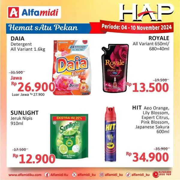 Promo Alfamidi Hemat Satu Pekan Periode 4-10 November 2024