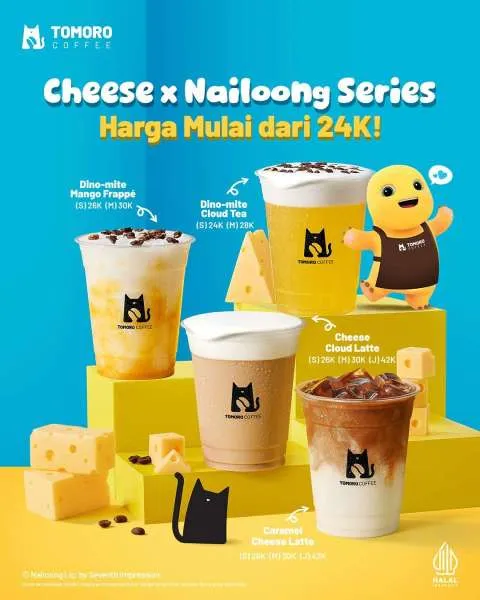 Promo Tomoro Coffee x Nailoong Cheese Series