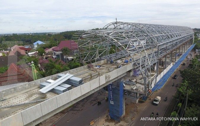 Struktur LRT Palembang ditarget rampung Februari 