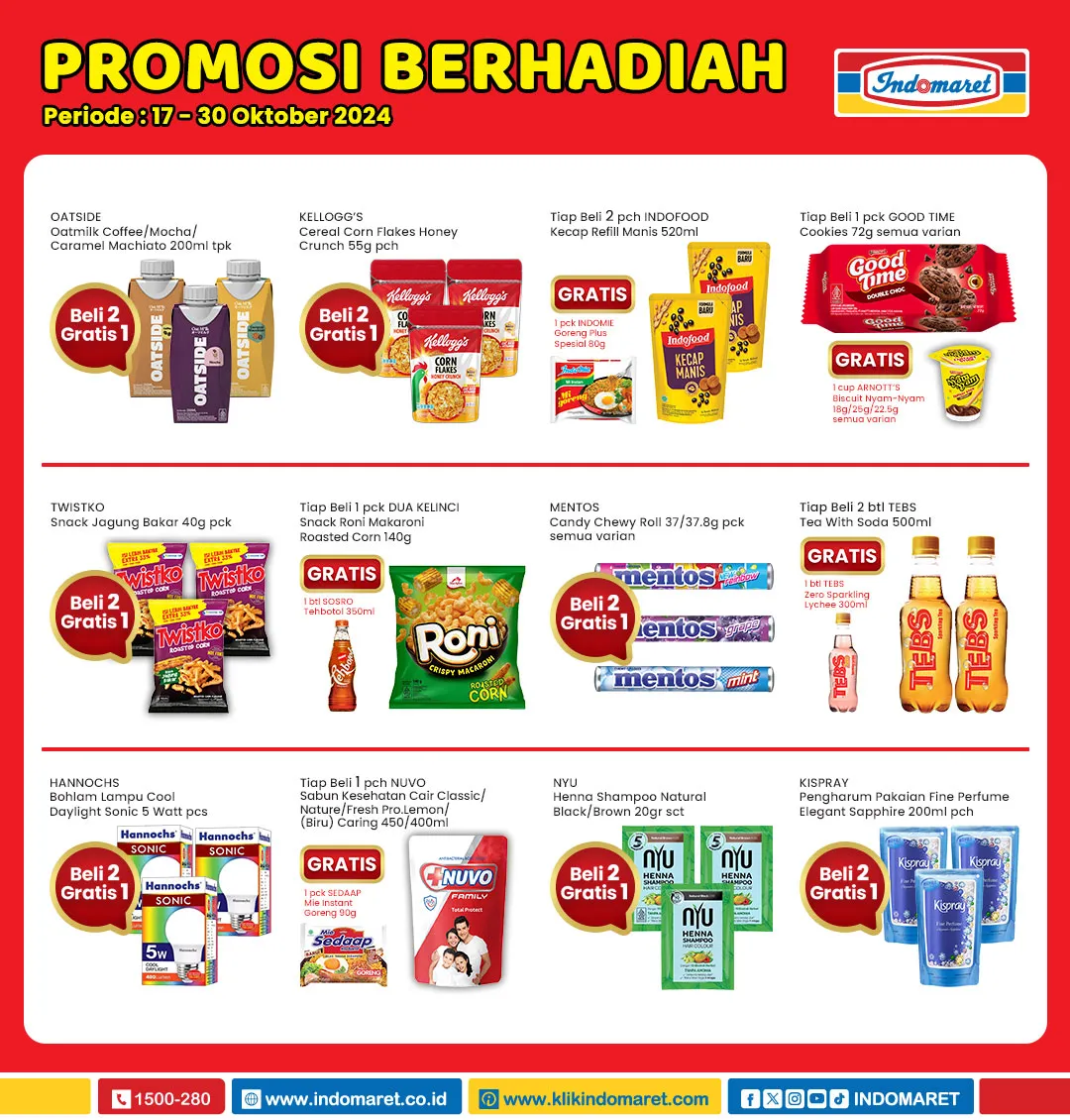 Promo Berhadiah Indomaret Periode 17-30 Oktober 2024
