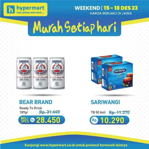 Promo JSM Hypermart Hyper Diskon Weekend Periode 15-18 Desember 2023