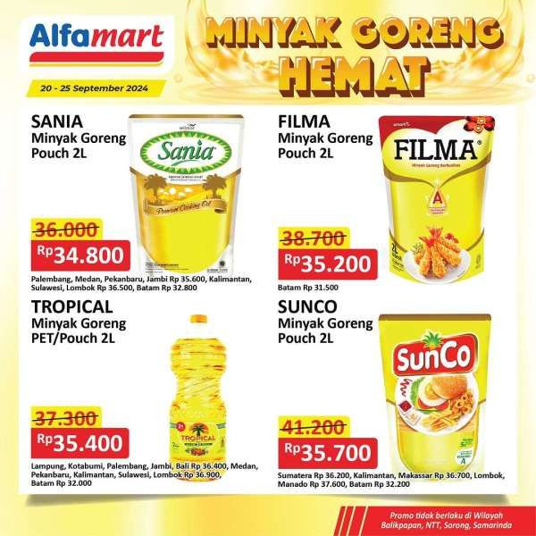 Promo Minyak Goreng Hemat di Alfamart 20-25 September 2024