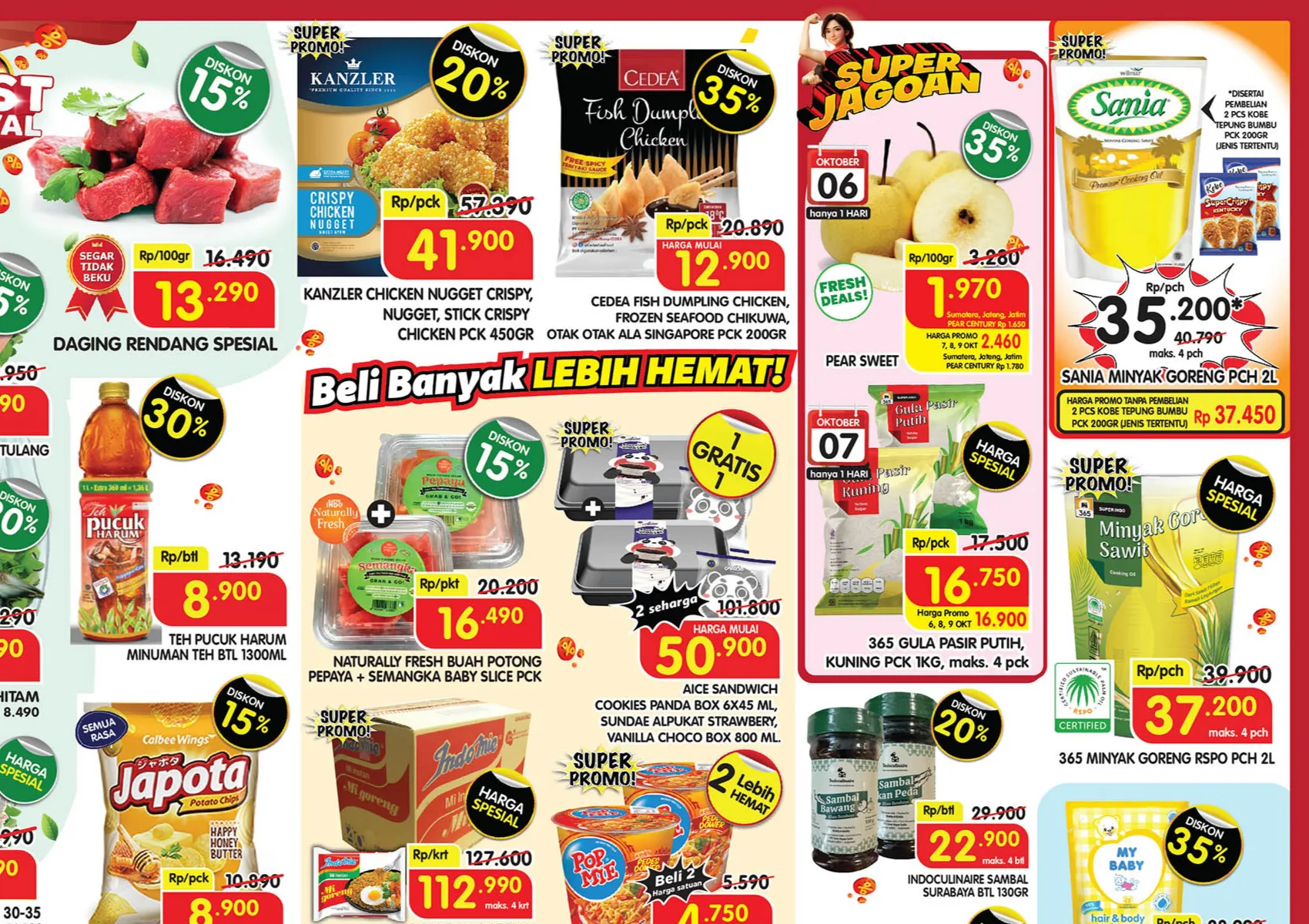 Promo Superindo Weekday Periode 6-9 Oktober 2025