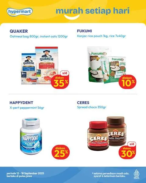 Promo JSM Hypermart Hyper Diskon Weekend Periode 12-15 September 2025