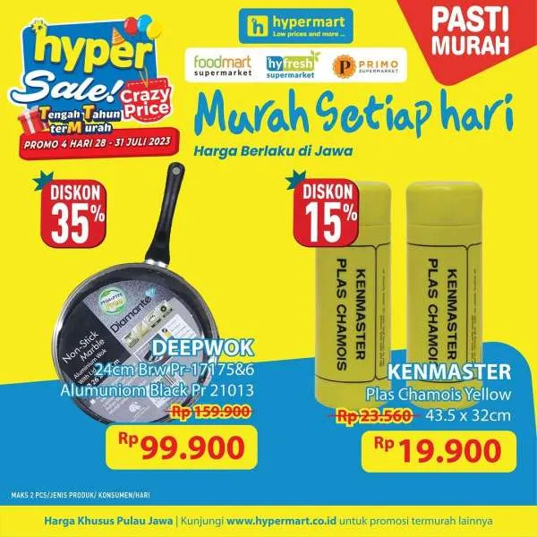 Katalog Harga Promo JSM Hypermart Terbaru 28-31 Juli 2023
