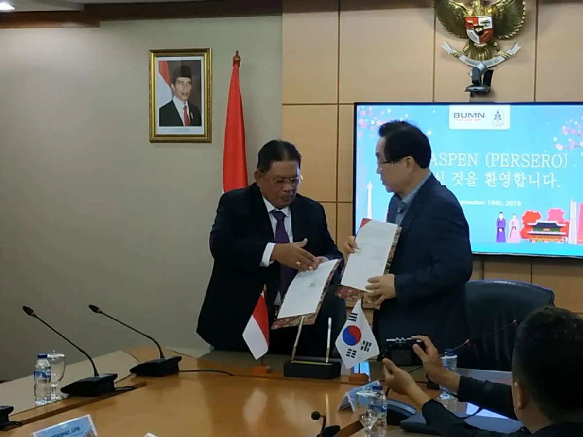 Pengembangan sistem, Taspen jalin kerja sama dengan GEPS Korsel