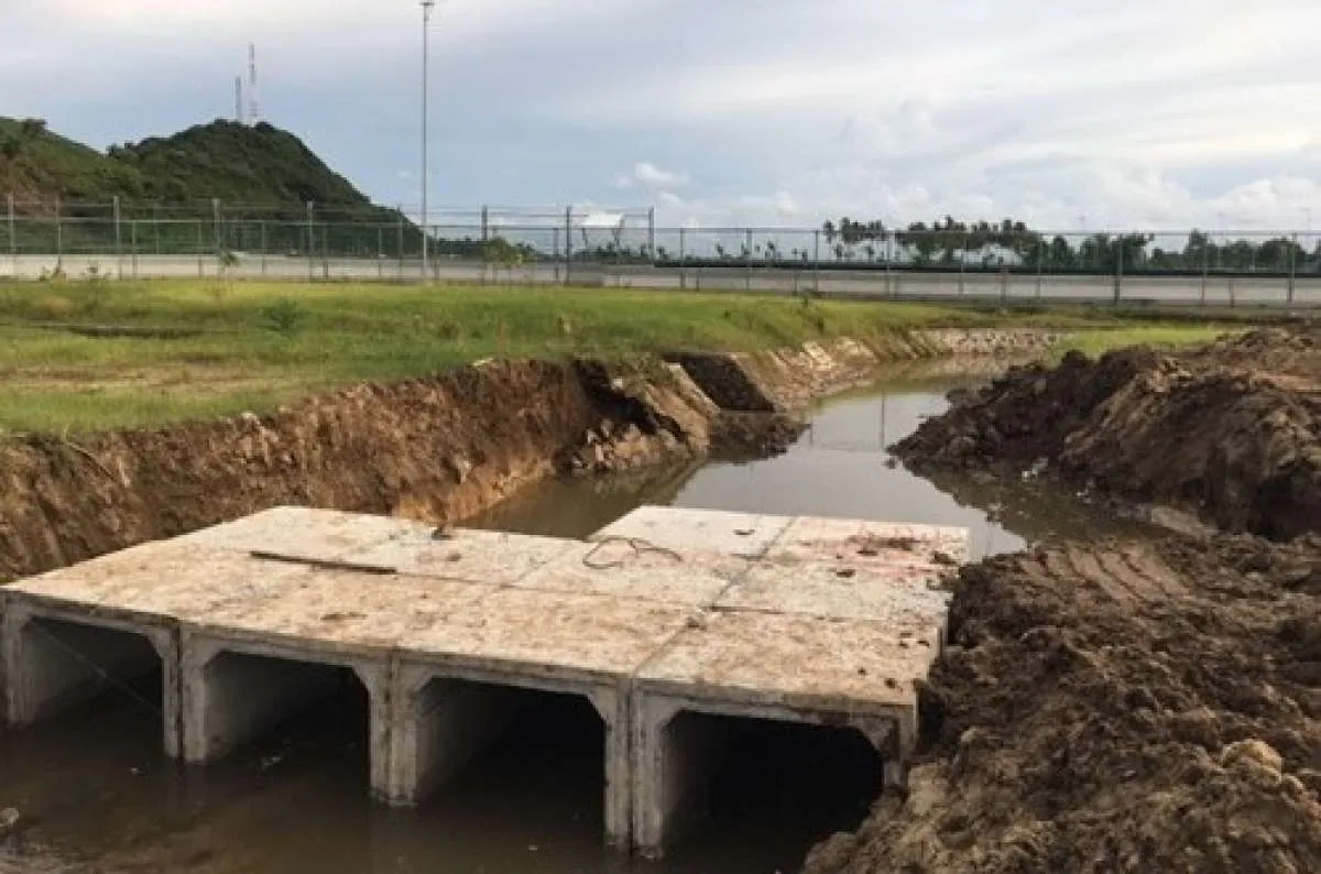 Pemasangan Box Culvert di Kawasan The Mandalika