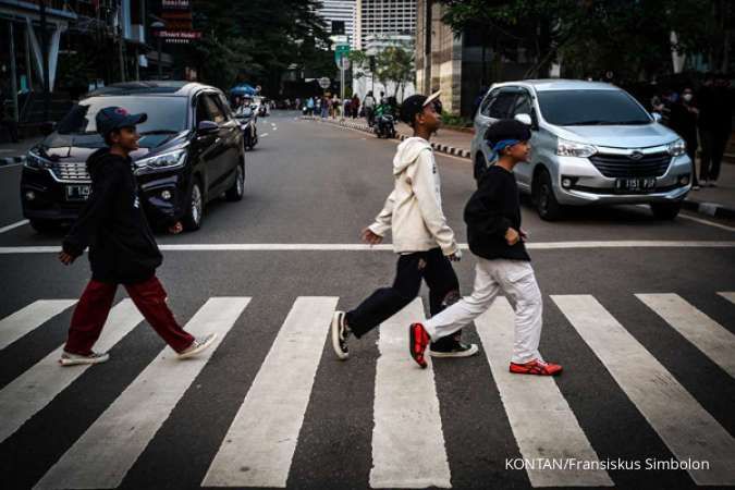 Makin Ramai, Polisi Berlakukan Kebijakan Buka Tutup Jalur Citayam Fashion Week