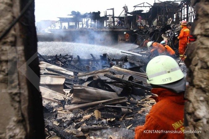 1.200 warga mengungsi akibat kebakaran Kapuk Muara