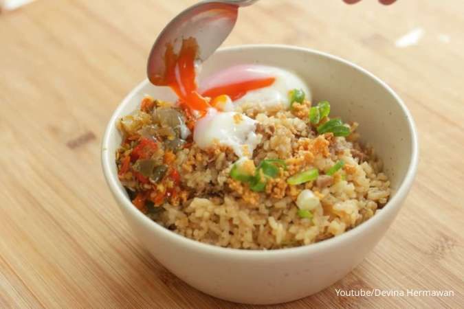 Resep Sahur Praktis Masak Nasi Yoshinoya Cuma 5 Menit, Dimasak Pakai Rice Cooker