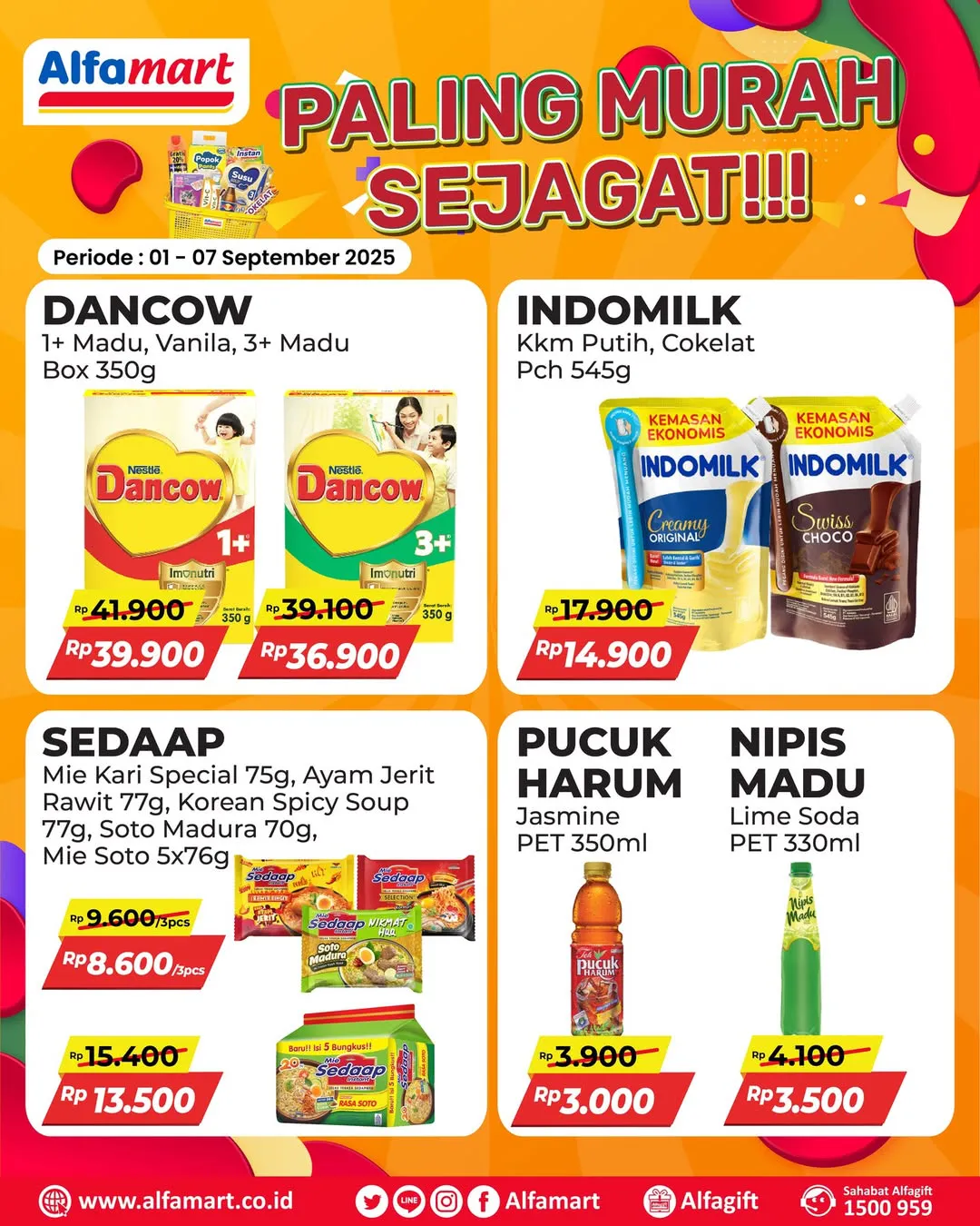 Promo Alfamart Paling Murah Sejagat Periode 1-7 September 2025