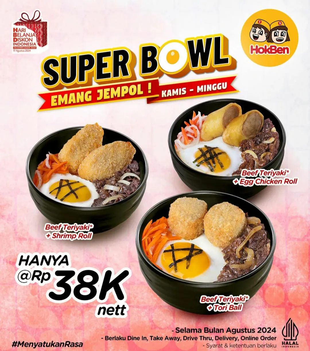 Promo Hokben Super Bowl
