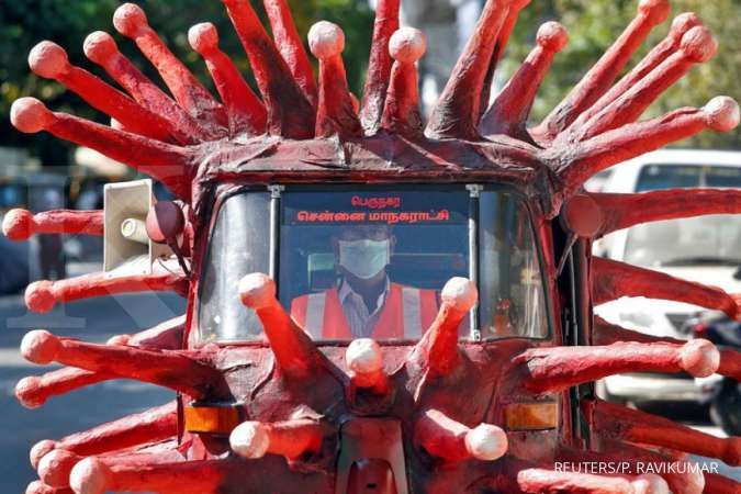 Tuntut pulang kampung, buruh di India bentrok dengan polisi