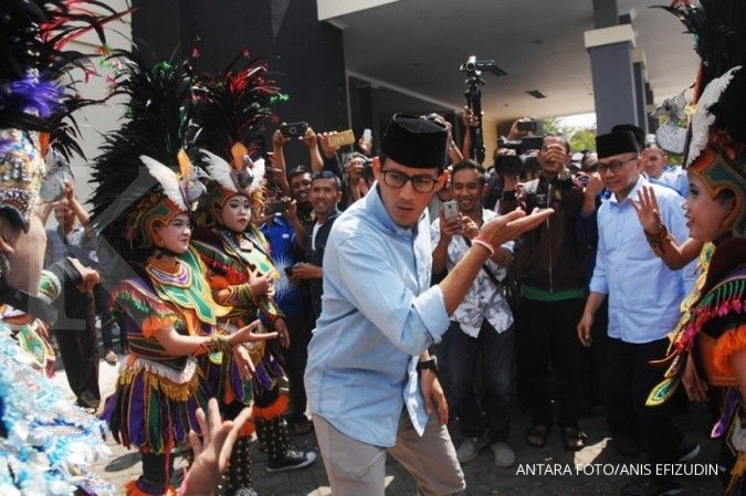Sandiaga kritik infrastruktur Jokowi tak efektif kurangi pengangguran