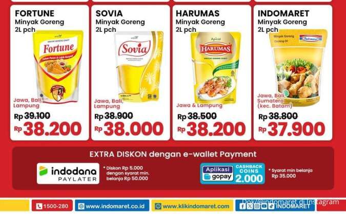 Promo Minyak Goreng di Indomaret Berakhir Hari Ini, Ada Harga Spesial di Superindo