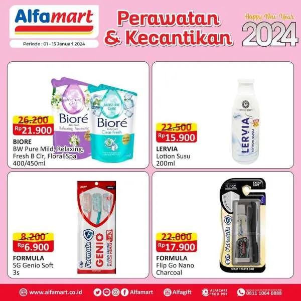 Promo Alfamart Personal Care Fair Periode 1-15 Januari 2024