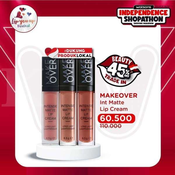 Ada Diskon Lipstik Lokal Hingga 45% Off di Watsons, Berlaku Sampai 22 Agustus 2021