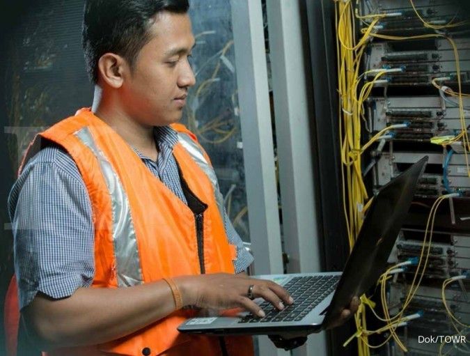 Penambahan fiber optik Sarana Menara Nusantara (TOWR) akan terealisasi di kuartal III