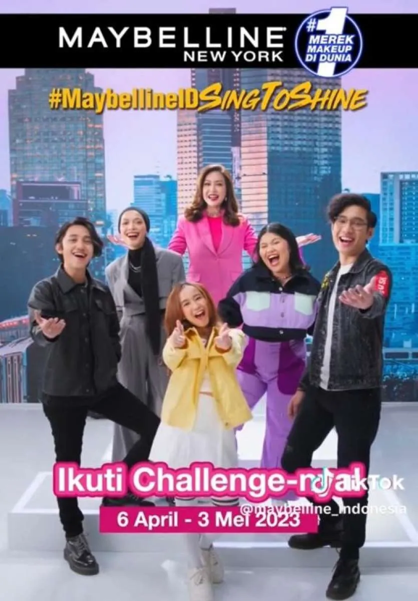 MaybellineIDSingToShine Dorong Kepercayaan Diri & Eksis di New York Times Square 