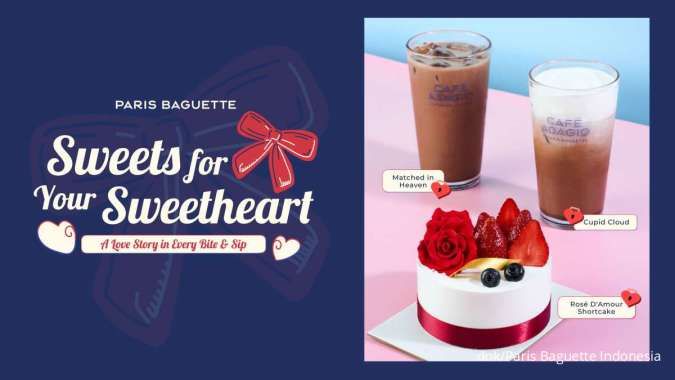 Paris Baguette Sajikan Sweets for Your Sweetheart, Terbatas hingga Akhir Februari