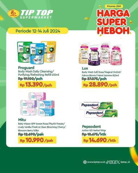 Promo JSM Tip Top Weekend 12-14 Juli 2024