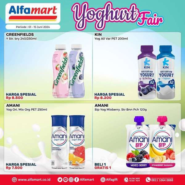 Promo Alfamart 1-15 Juni 2024 Spesial Yoghurt Fair