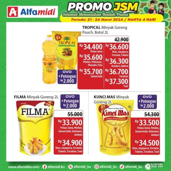 Promo JSM Alfamidi Hanya 4 Hari Periode 21-24 Maret 2024