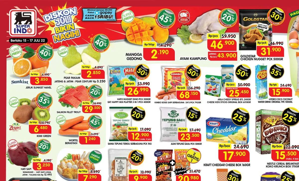 Katalog Promo JSM Superindo Diskon s/d 50% Periode 15-17 Juli 2022