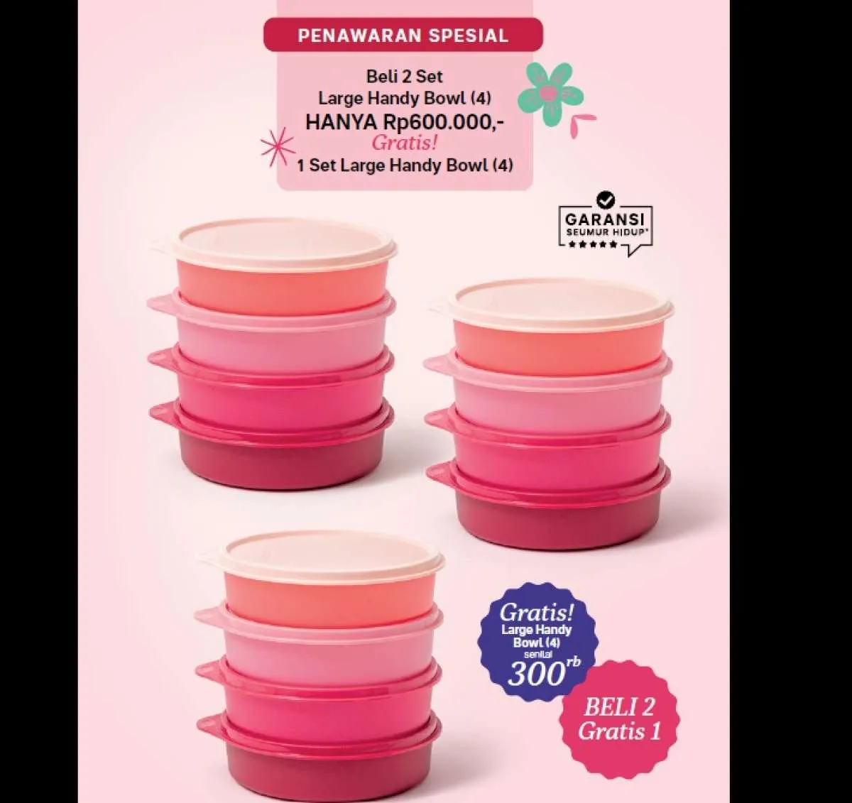 Inilah Produk Khusus Beli 2 Gratis 1 Di Katalog Promo Tupperware Oktober 2023