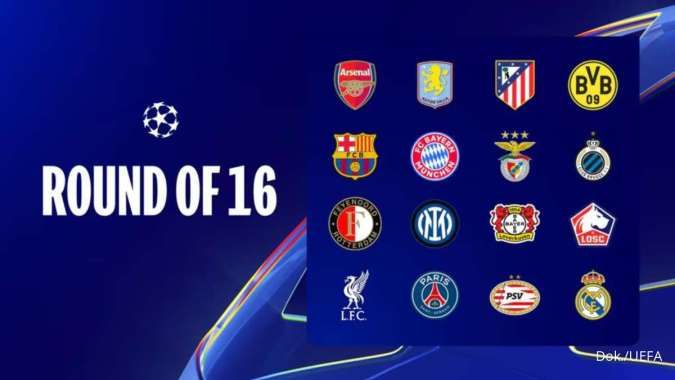 Drawing Babak 16 Besar UCL Hari Ini (21/2), Catat Jadwal dan Link Live Streaming